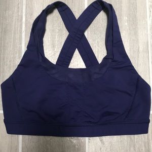 Lululemon pack bra Navy size 8 EUC